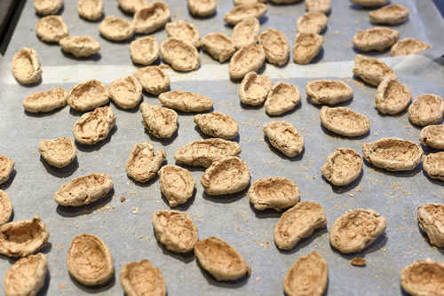 Scorzette mandorle e cioccolato fatte a mano