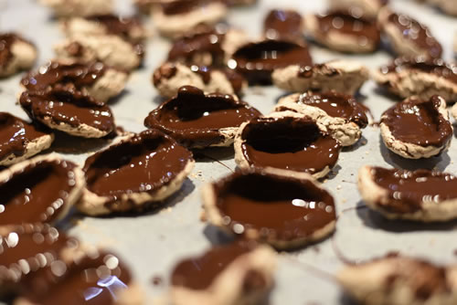 Scorzette mandorle e cioccolato fatte a mano